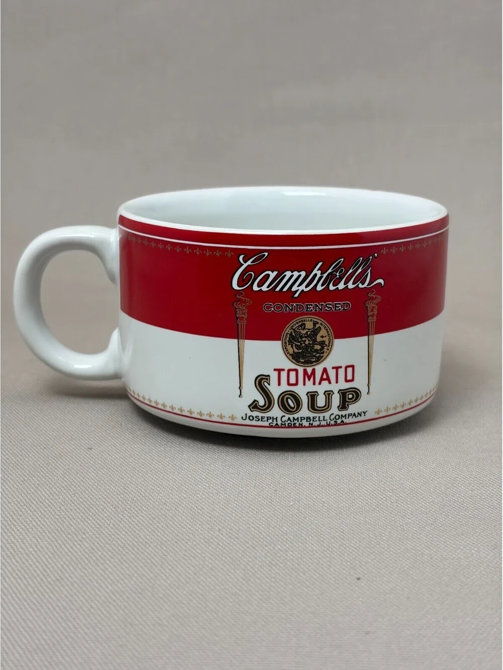 Vintage 1994 Campbell's Condensed Tomato Soup Mug Bowl Westwood Ceramic Cup